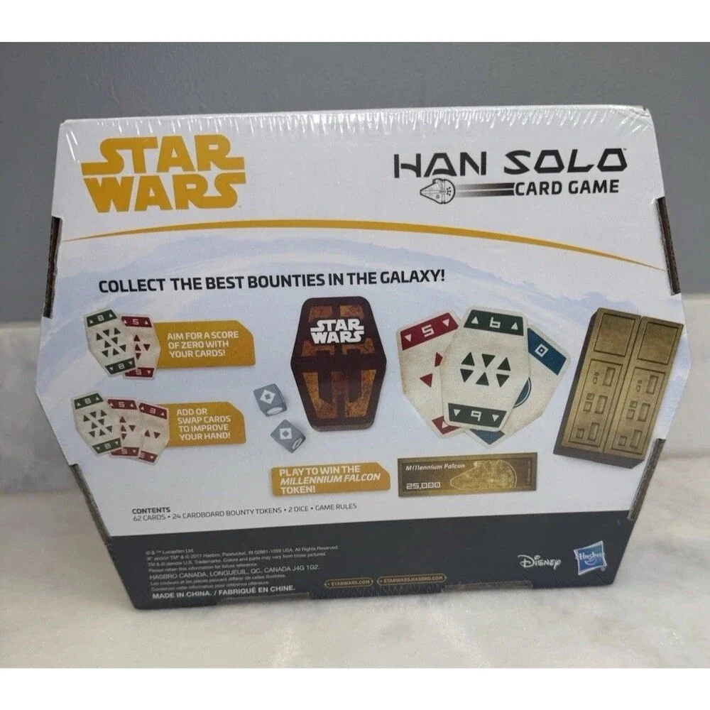 Disney Star Wars Han Solo Sabacc Card Game Hasbro 2017 - Sealed
